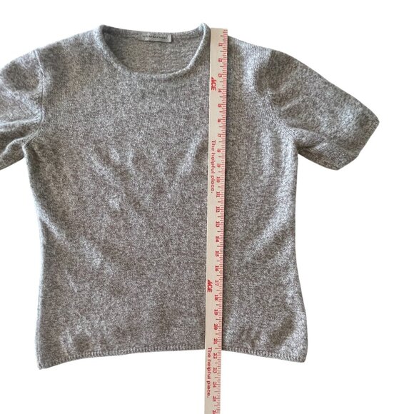 Hemmond Wool-Cashmere Blend Short Sleeve Sweater – Neutral Taupe – Size Unknown - Picture 6 of 10